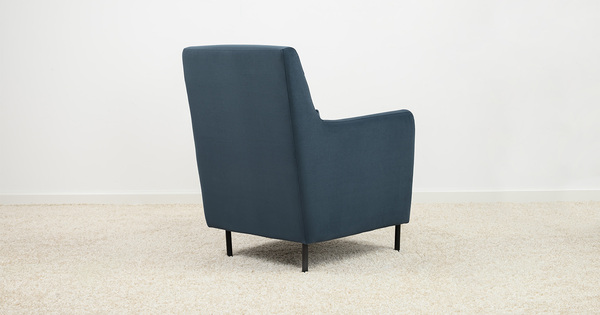 Кресло для отдыха Барселона ТК 674 велюр Diagonal 999 синий