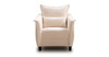 Кресло для отдыха Берта ТК 771 велюр Mirage semolina молочный