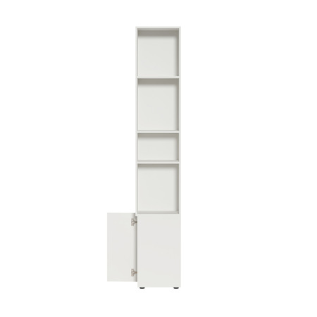 Гостиная Эйр композиция 1 белый PE шагрень, собирается на любую сторону