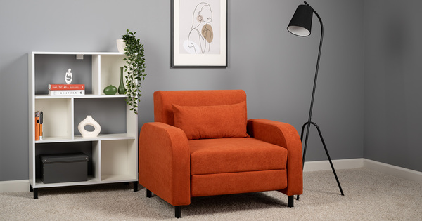 Кресло-кровать Киото ТК 781 велюр Epic 45 terra кирпичный