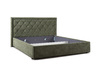 Кровать Марион 160 велюр OCEAN 012 темно-зеленый с ортопедическим основанием и подъемным механизмом (спальное место 160 х 200)