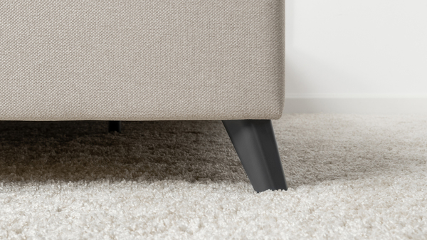 Кровать Миа 160 рогожка светло-бежевый, кант желтовато-коричневый с ортопедическим основанием и подъемным механизмом