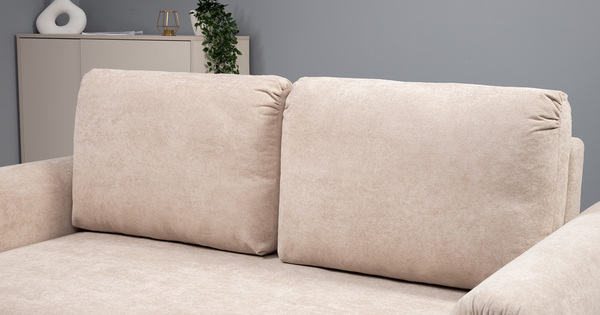 Диван-кровать прямой Оникс ТД 204 велюр Ocean 003 бежевый