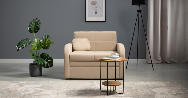 Кресло-кровать Тео (85) ТК 905 велюр Danco 130 светло-бежевый